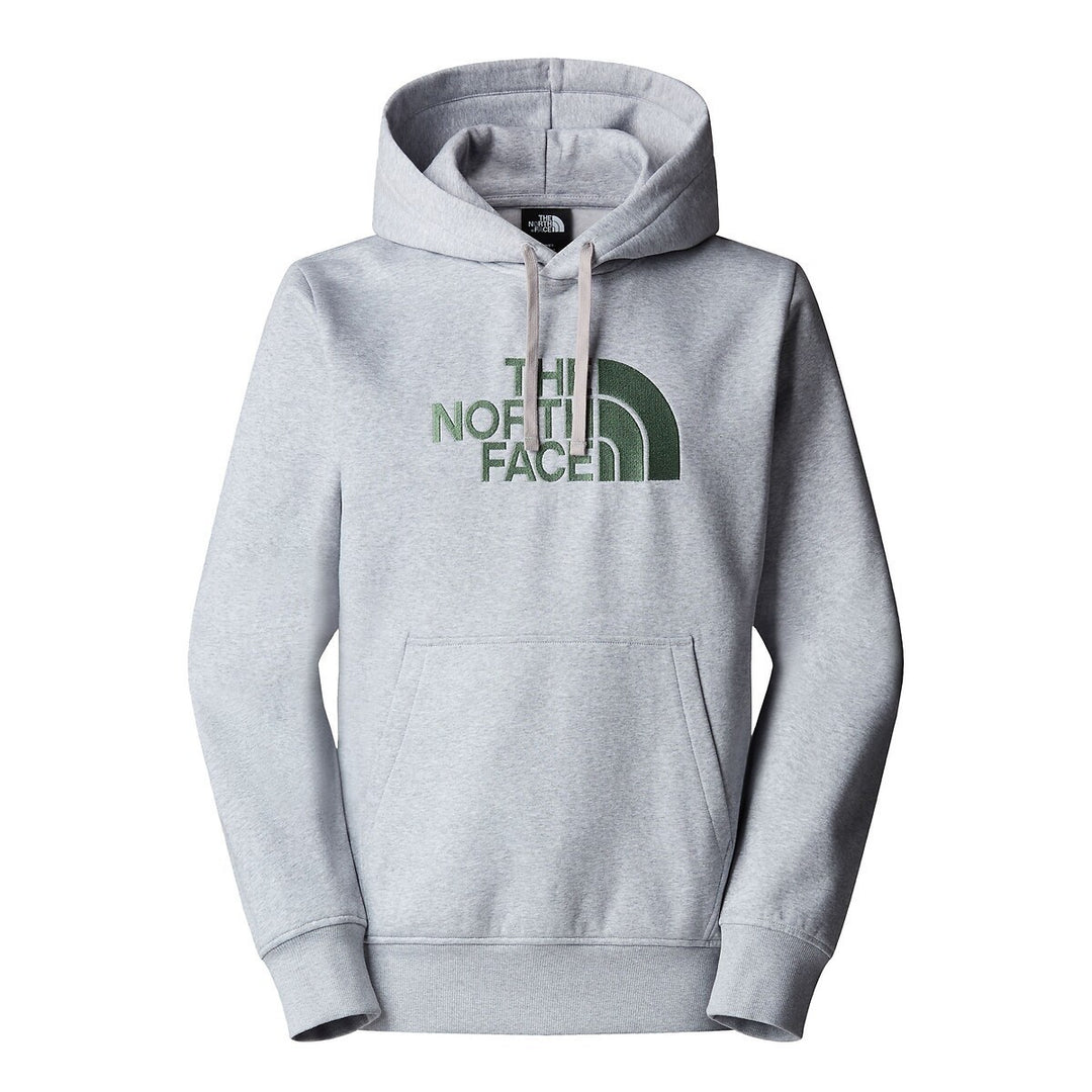 The North Face Pullover Hoodie Men Drew Peak Grey Green Sweatshirt