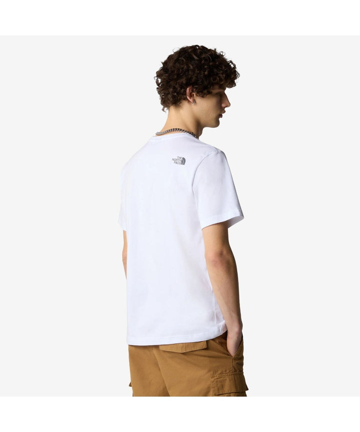 The North Face T-Shirt Mens Mountain Line White