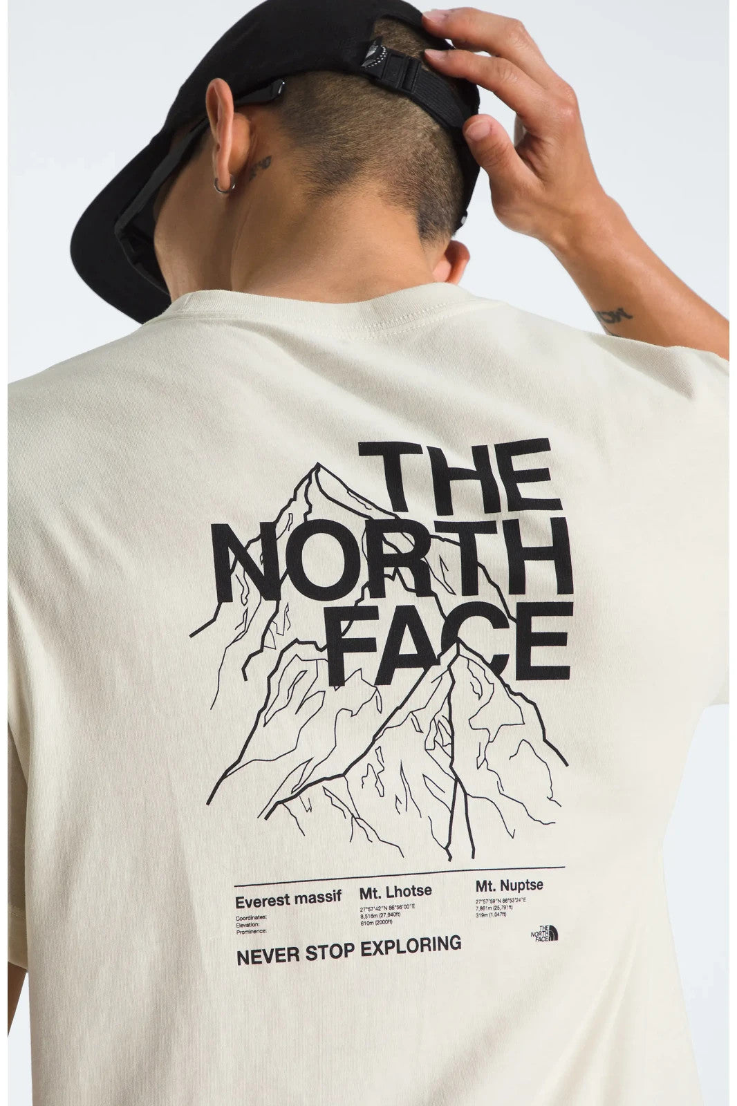 The North Face T-Shirt Men Evolution Half Dome Off White