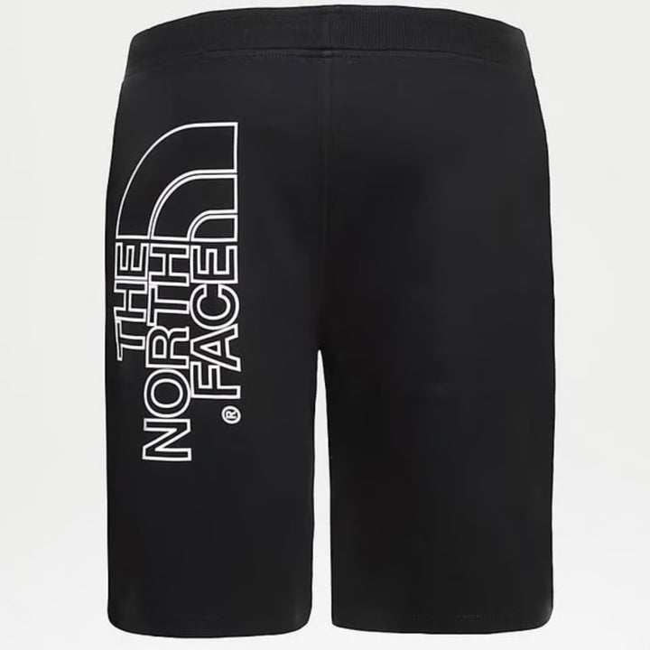 The North Face Shorts Mens Black Graphic Light Running Cotton Wordmark Logo Gym