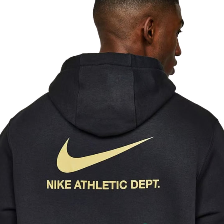 Nike Hoodie Mens Black Sportswear Repeat Swoosh