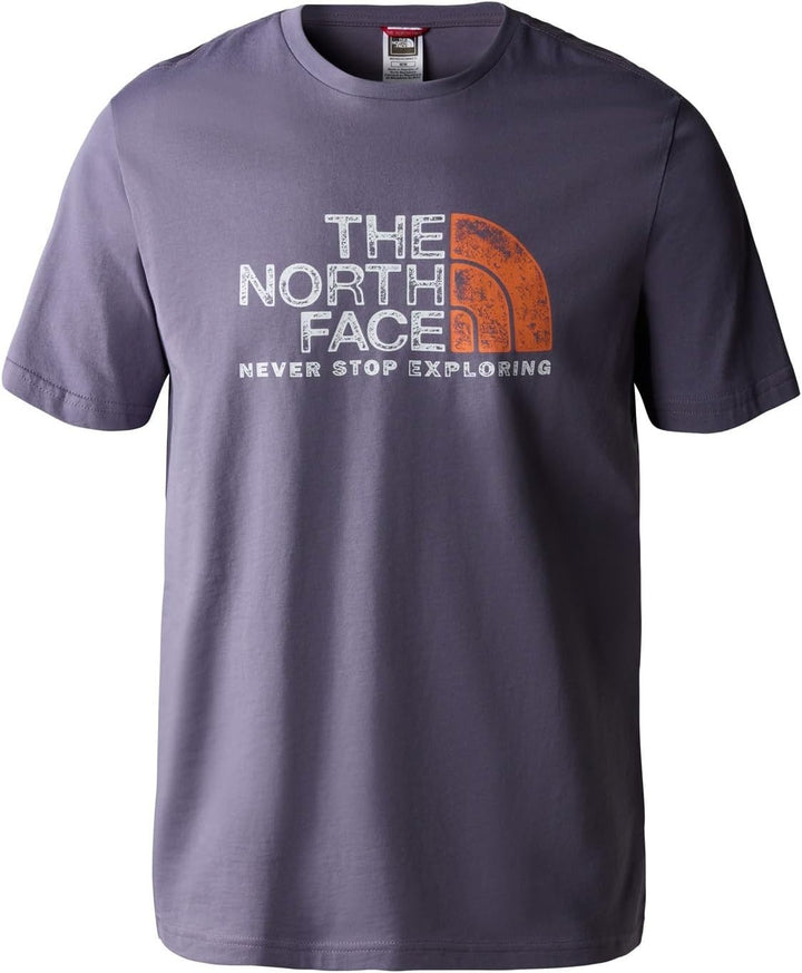 The North Face T-Shirt Mens Rust 2 Purple