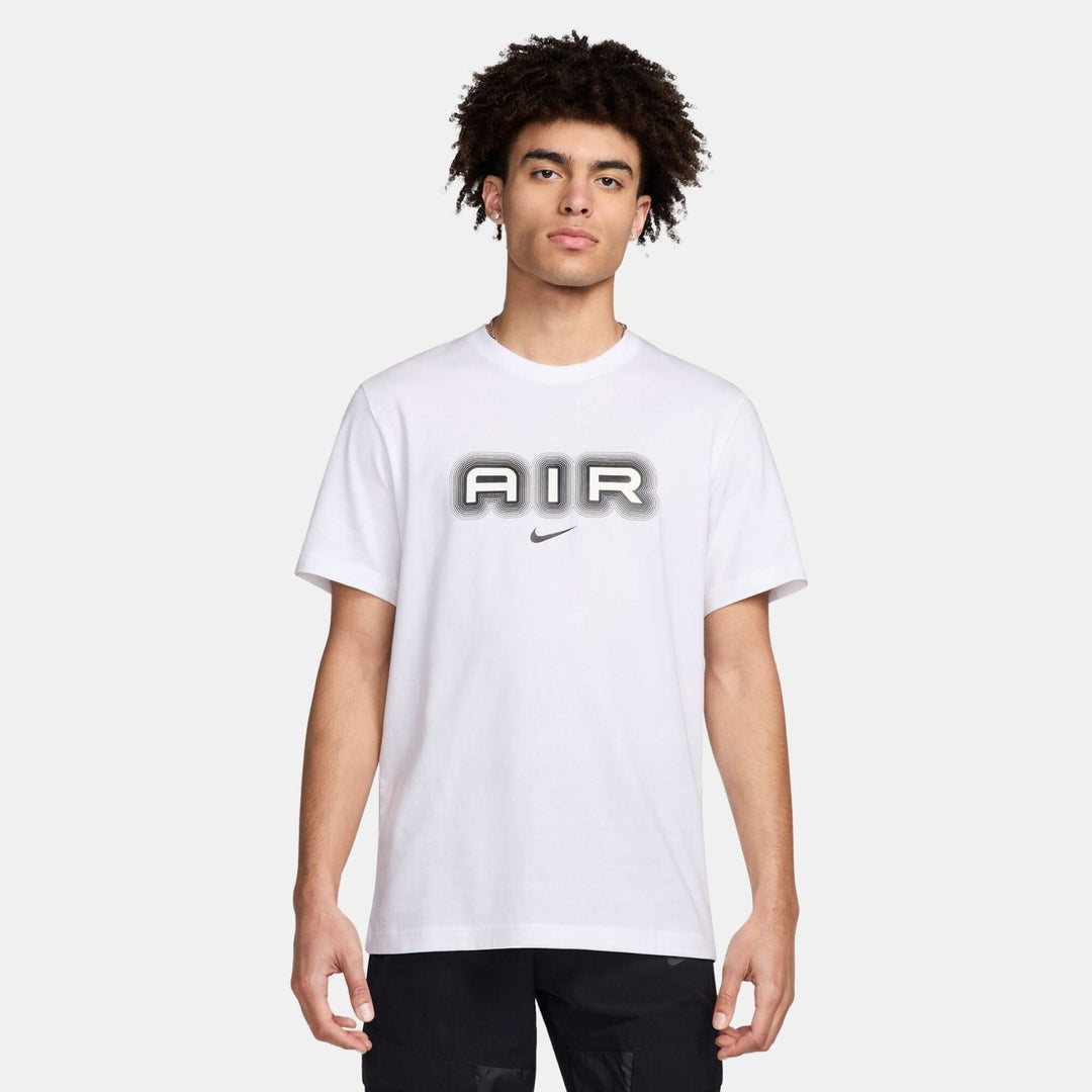 Nike Air Mens T-Shirt White Black Graphic Print