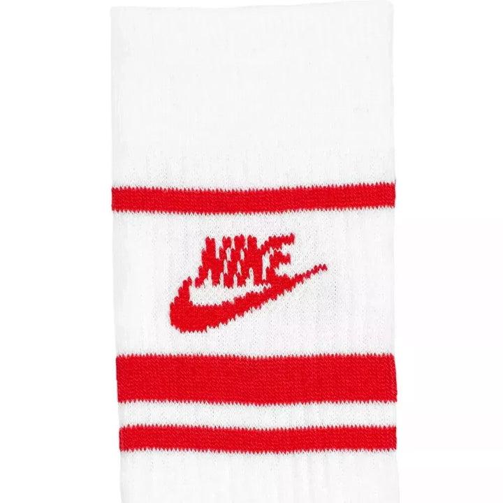 Nike White Red Unisex Socks