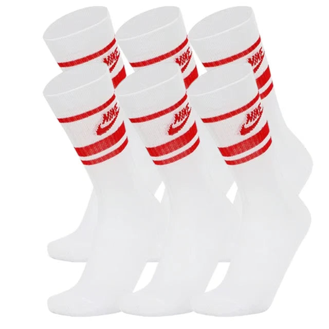 Nike White Red Unisex Socks