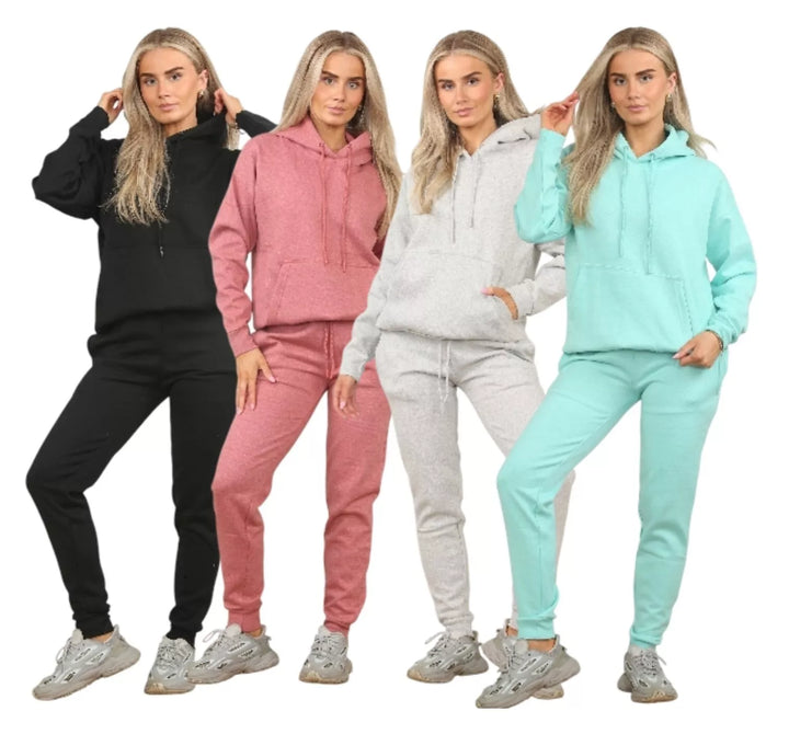 ID Women's Hooded Tracksuit Long Sleeve 4 Colours