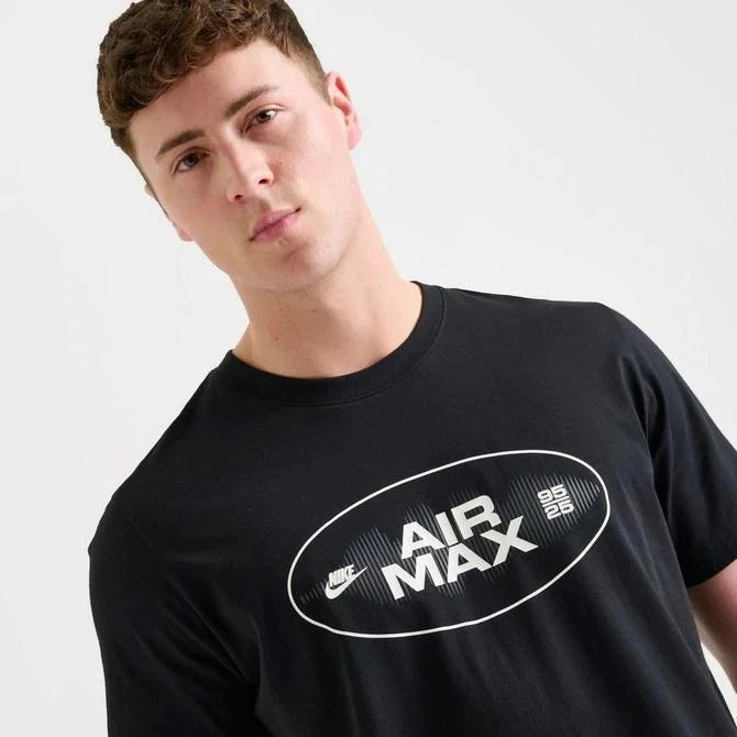 Nike Circle Air Max Black Men's T Shirt