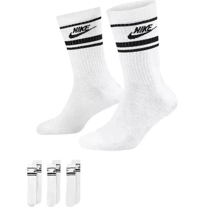 Nike White Black Unisex Socks