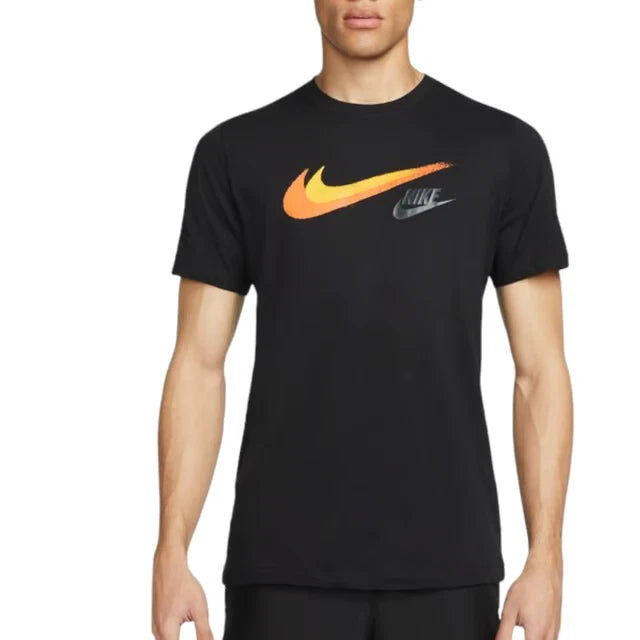 Nike Black Swoosh Men's T Shirt