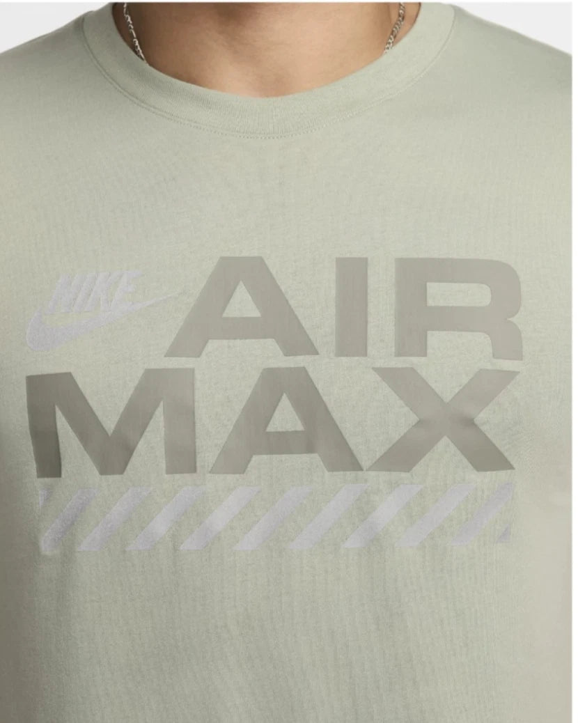 Nike Air Max Men's Green Barcode T Shirt