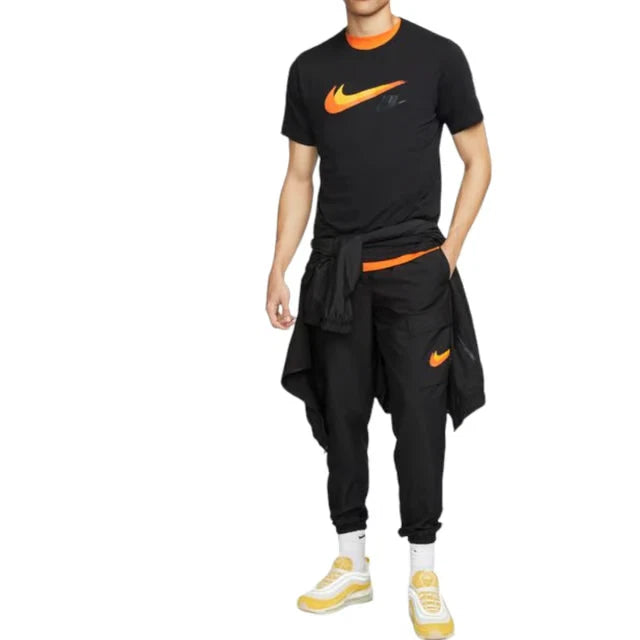 Nike Black Swoosh Men's T Shirt