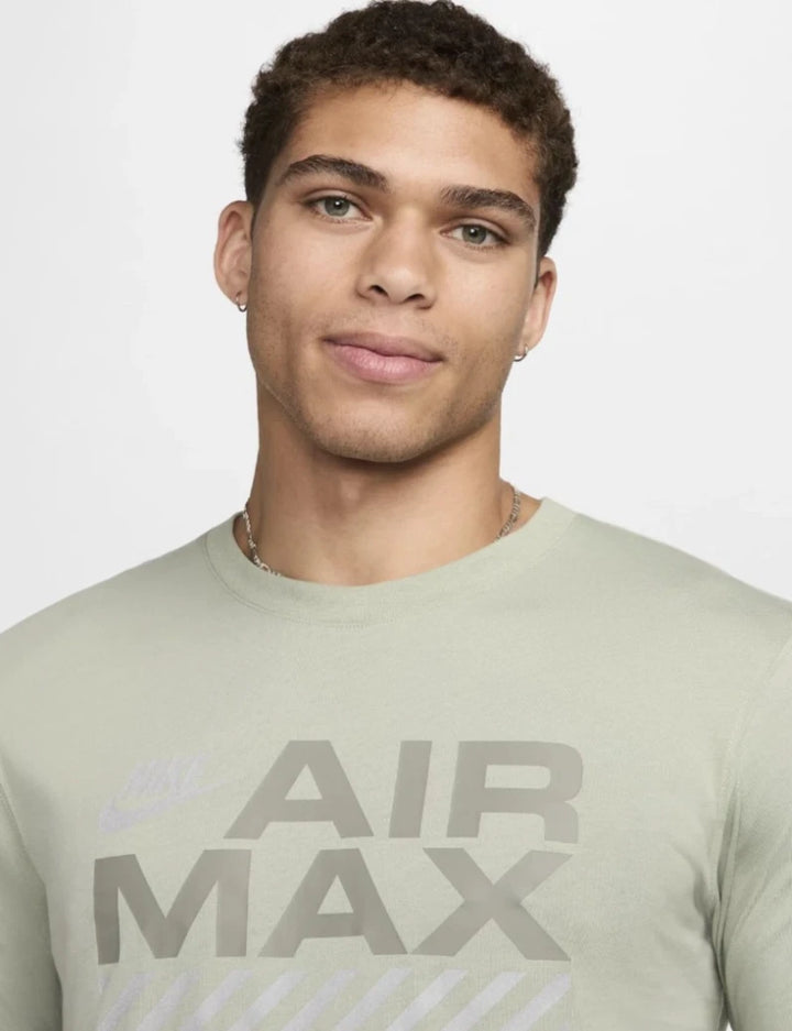 Nike Air Max Men's Green Barcode T Shirt