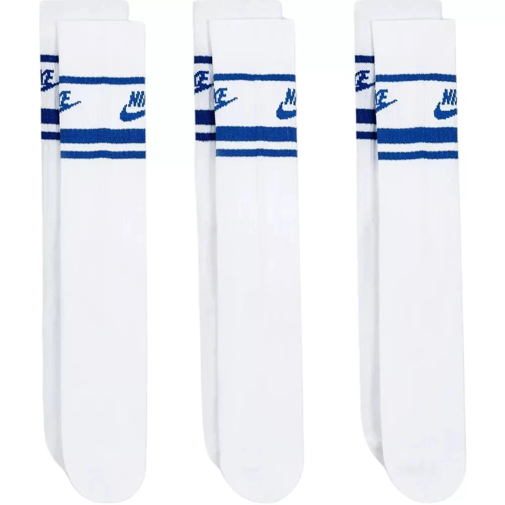 Nike White Blue Unisex Socks