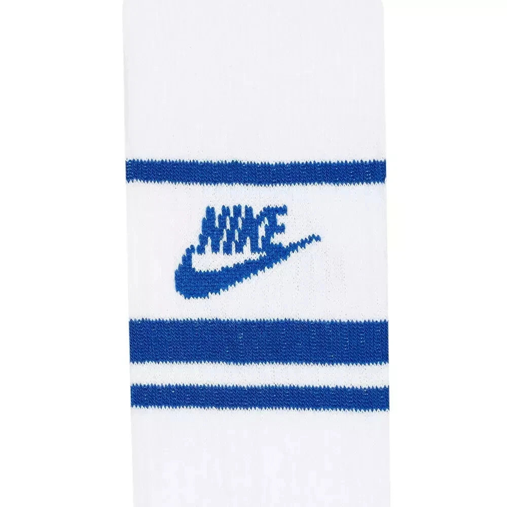 Nike White Blue Unisex Socks