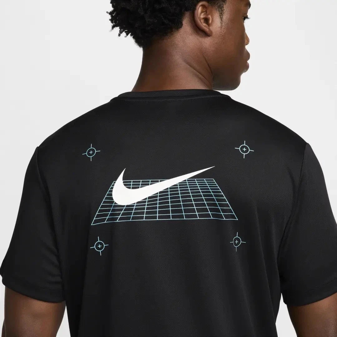 Nike Black Miler Mens T Shirt