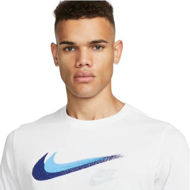 Nike White Swoosh Men's T Shirt