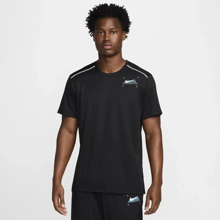 Nike Black Miler Mens T Shirt