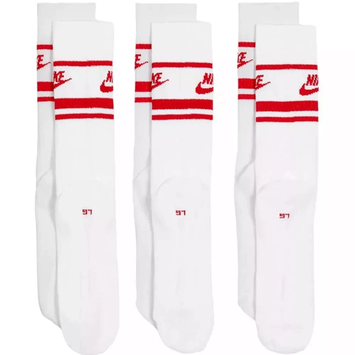 Nike White Red Unisex Socks