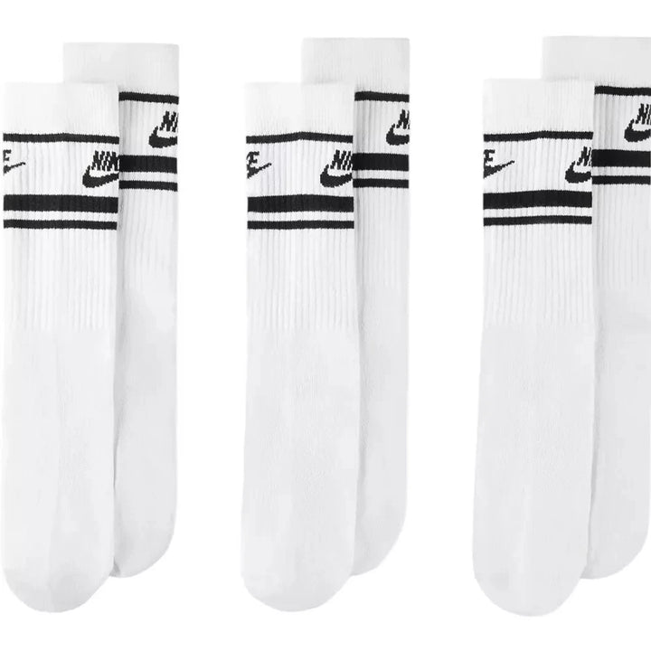 Nike White Black Unisex Socks