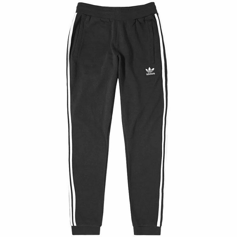 Adidas Men's Black 3-Stripe Tracksuit