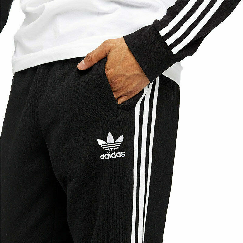 Adidas Men's Black 3-Stripe Tracksuit