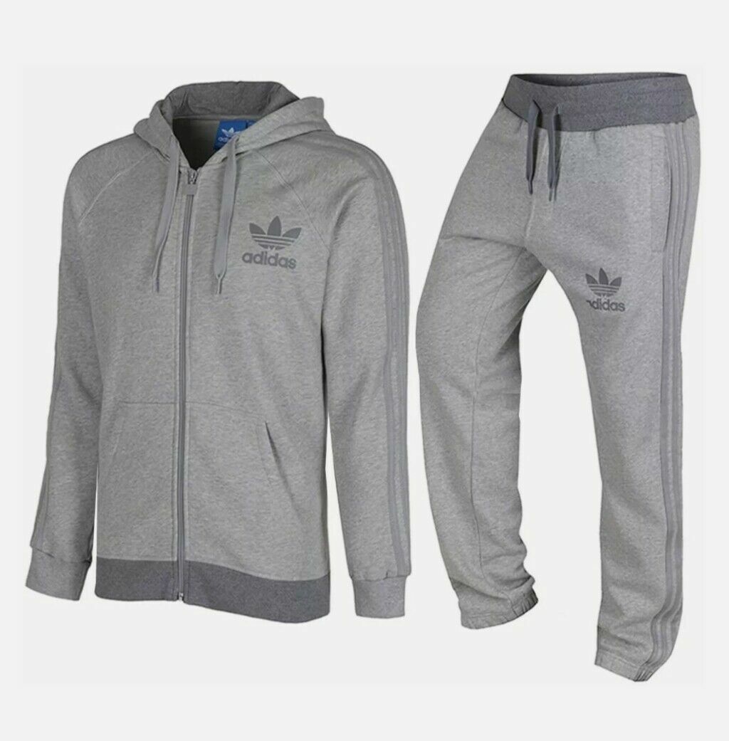 Adidas Originals Tracksuit Men's - Black & Navy & Grey